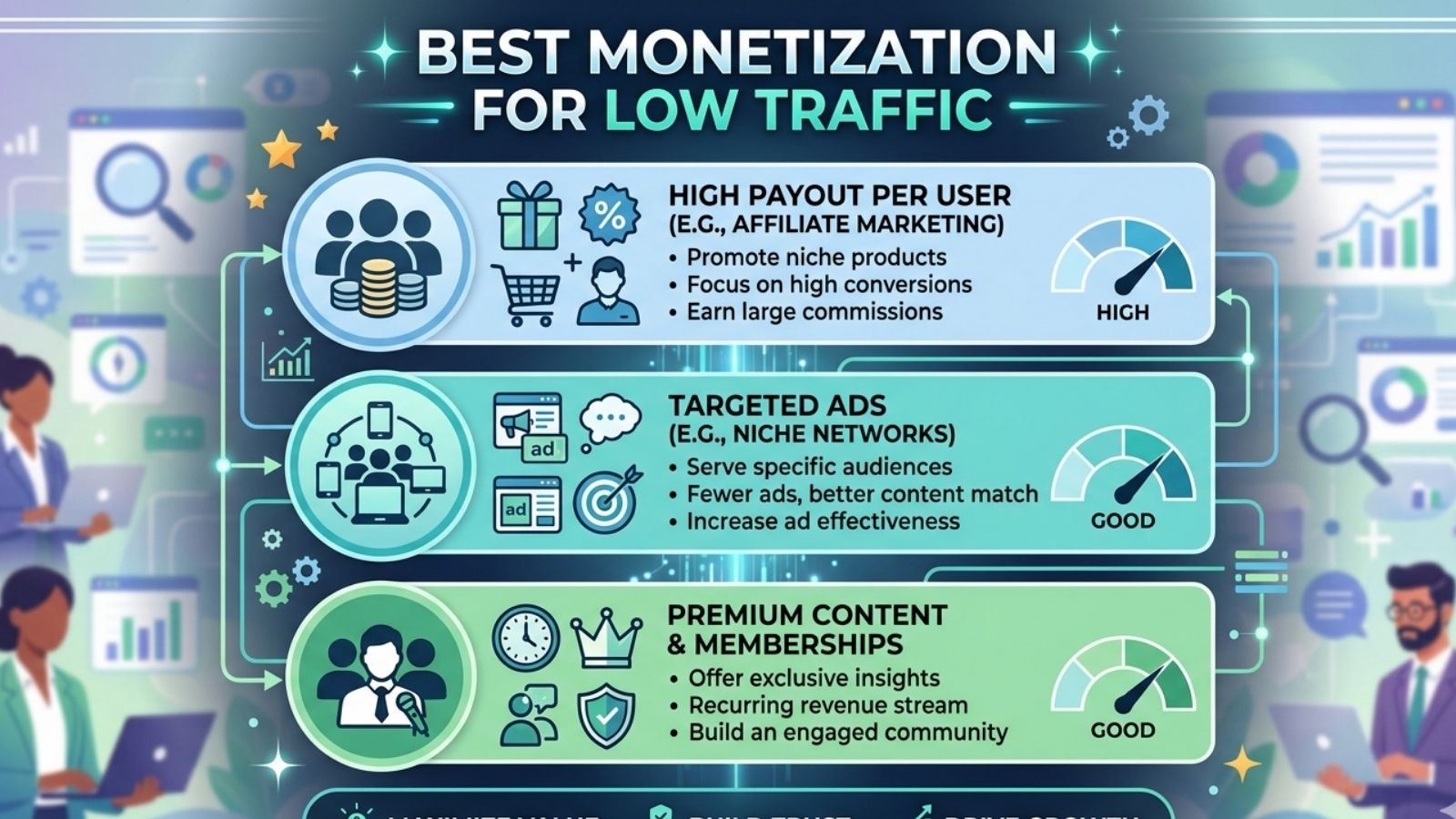 Best Monetization for Low Traffic Websites in 2026: Real Strategies ...