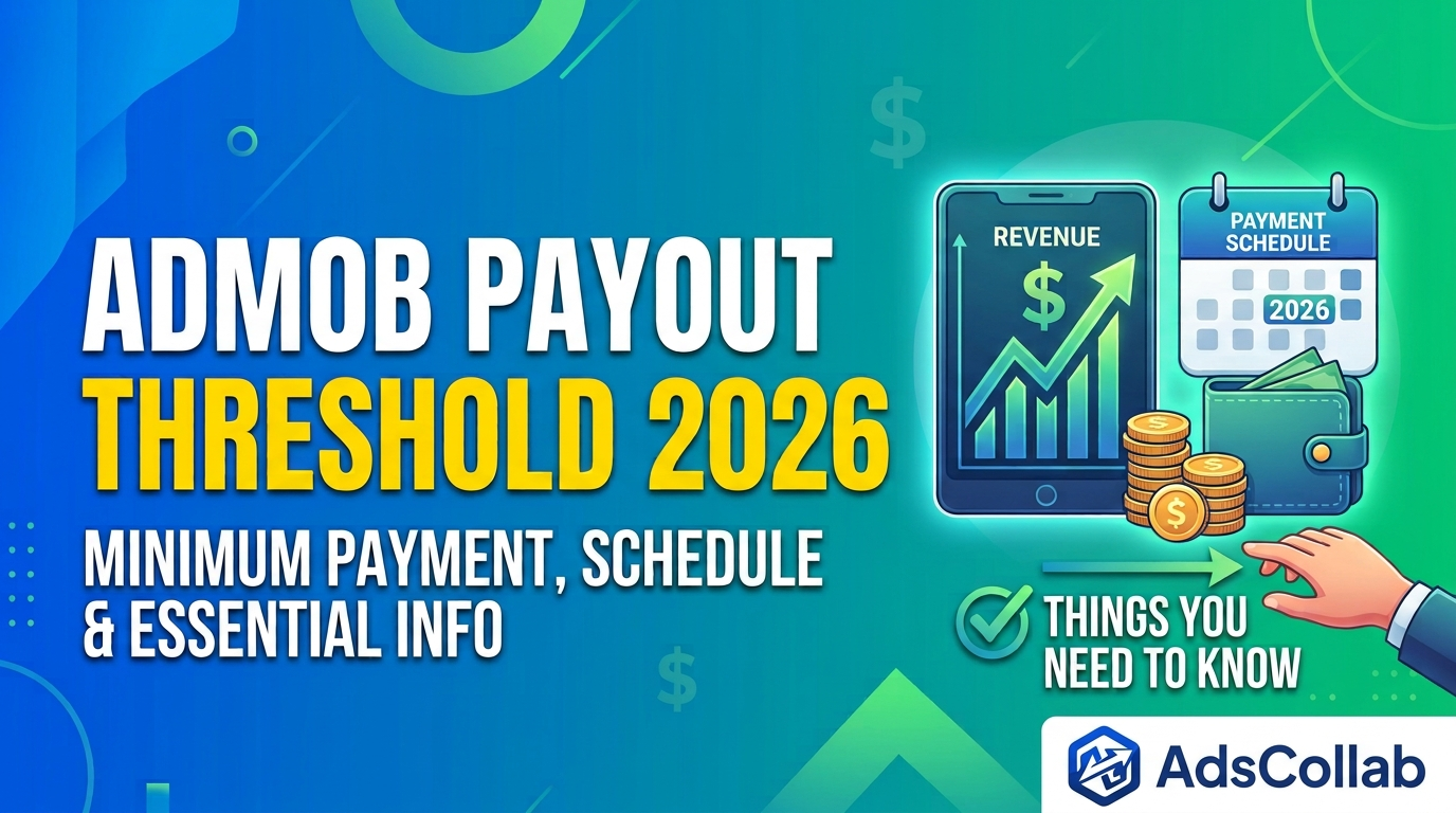 AdMob Payout Threshold 2026: Minimum Payment, Schedule & things you need to know