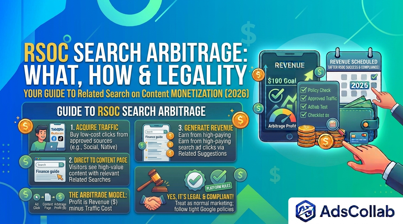 RSOC Search Arbitrage: What It Is, How It Works & Is Traffic Arbitrage Legal?