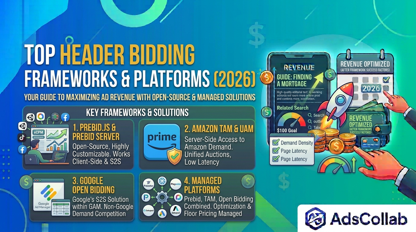 Top Header Bidding Frameworks and Platforms in 2026