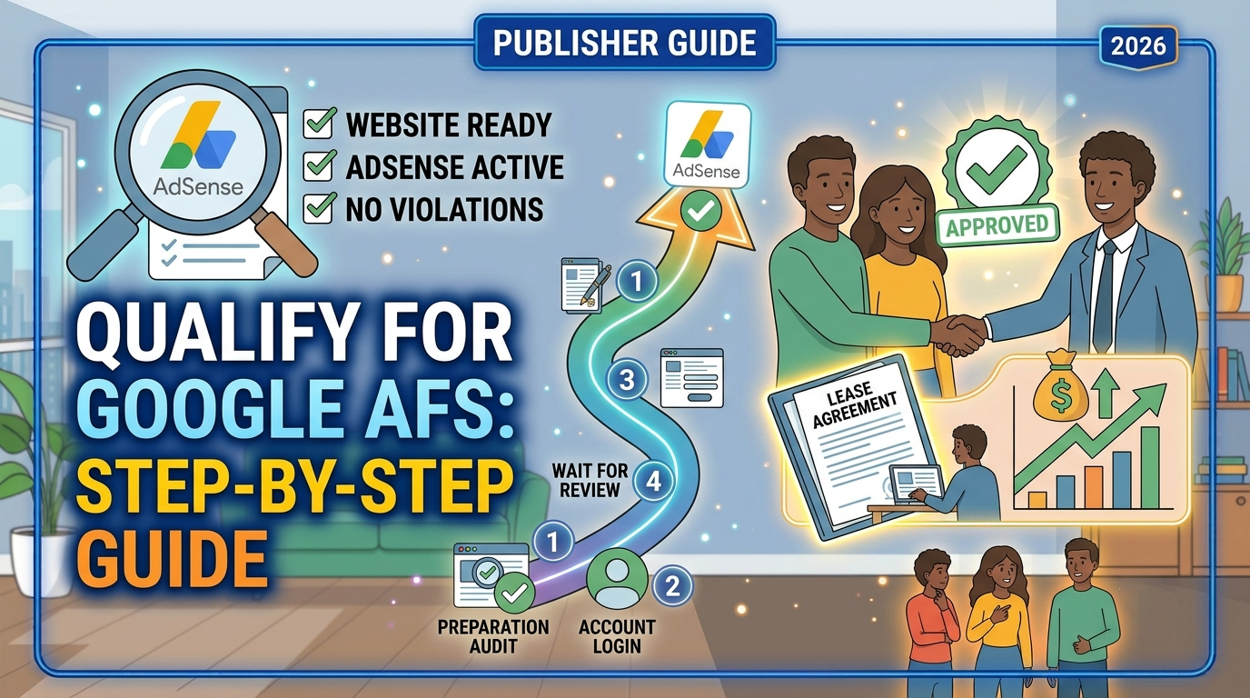 How to Qualify for Google AFS: Step-by-Step Guide for Publishers in 2026